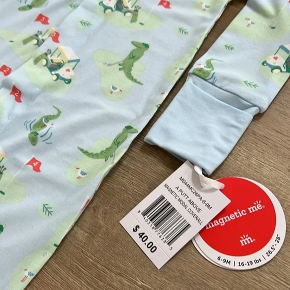 Magnetic Me Modal Convertible Coverall Putt Above 9-12 months - Picture 5 of 10